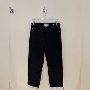 Frame Denim Le Jane Crop in faded black